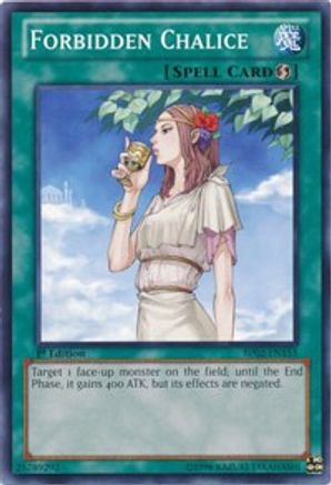 Forbidden Chalice (BP02-EN155) - Battle Pack 2: War of the Giants 1st Edition - Premium Yugioh Single from Konami - Just $0.37! Shop now at Game Crave Tournament Store