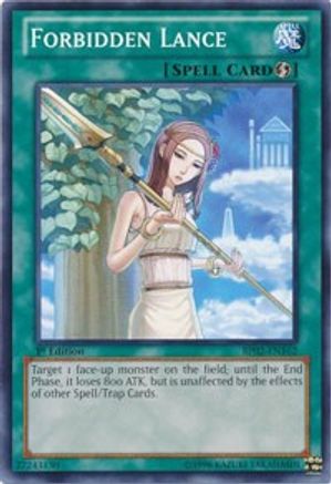 Forbidden Lance (BP02-EN162) - Battle Pack 2: War of the Giants Unlimited - Premium Yugioh Single from Konami - Just $0.26! Shop now at Game Crave Tournament Store