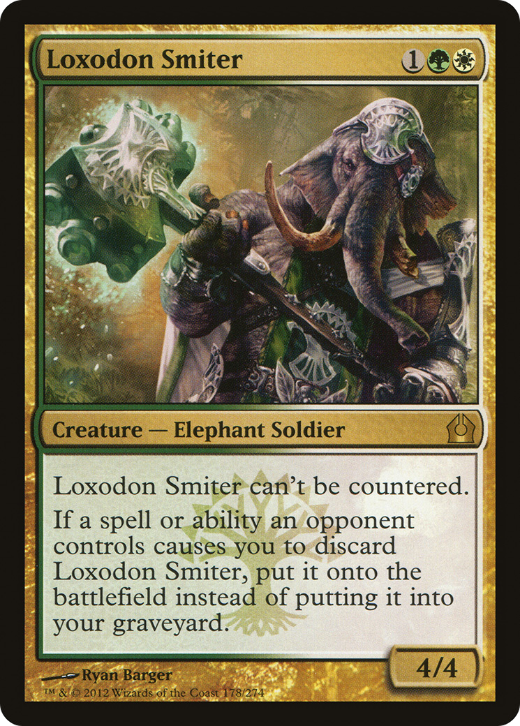 Loxodon Smiter (RTR-178) - Return to Ravnica Foil - Premium MTG Single from Wizards of the Coast - Just $1.12! Shop now at Game Crave Tournament Store
