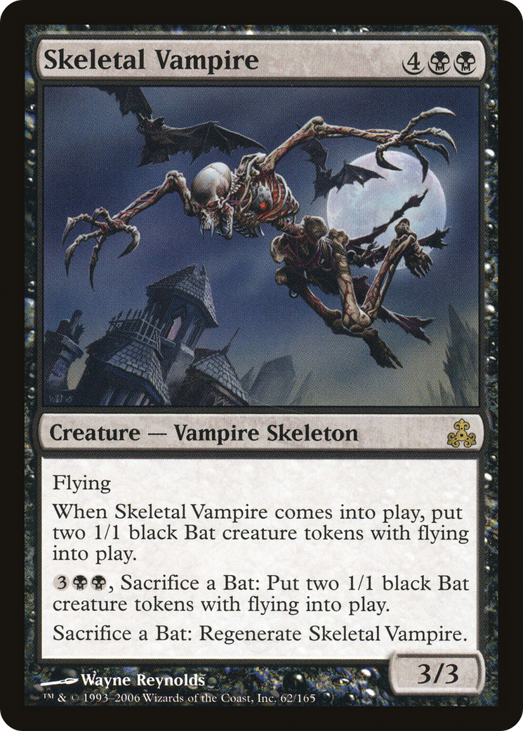 Skeletal Vampire (GPT-062) - Guildpact Foil - Premium MTG Single from Wizards of the Coast - Just $0.59! Shop now at Game Crave Tournament Store