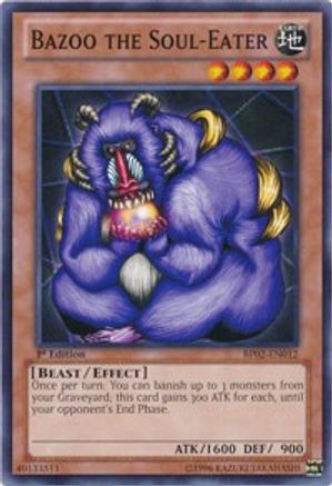 Bazoo the Soul-Eater (BP02-EN012) - Battle Pack 2: War of the Giants Unlimited - Premium Yugioh Single from Konami - Just $0.25! Shop now at Game Crave Tournament Store
