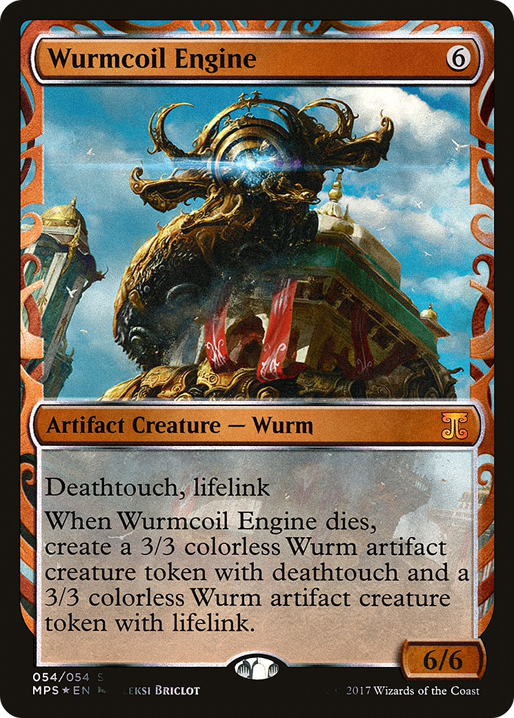 Wurmcoil Engine (MPS-054) - Kaladesh Inventions Foil - Premium MTG Single from Wizards of the Coast - Just $96.75! Shop now at Game Crave Tournament Store