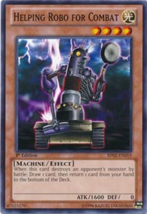 Helping Robo For Combat (BP02-EN019) - Battle Pack 2: War of the Giants 1st Edition - Premium Yugioh Single from Konami - Just $0.25! Shop now at Game Crave Tournament Store