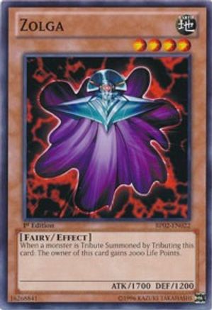 Zolga (BP02-EN022) - Battle Pack 2: War of the Giants 1st Edition - Premium Yugioh Single from Konami - Just $0.25! Shop now at Game Crave Tournament Store