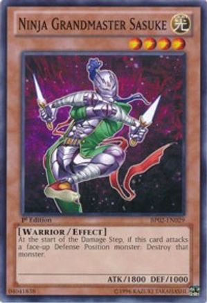 Ninja Grandmaster Sasuke (BP02-EN029) - Battle Pack 2: War of the Giants 1st Edition - Premium Yugioh Single from Konami - Just $0.26! Shop now at Game Crave Tournament Store
