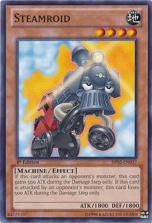 Steamroid (BP02-EN037) - Battle Pack 2: War of the Giants 1st Edition - Premium Yugioh Single from Konami - Just $0.08! Shop now at Game Crave Tournament Store