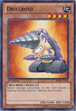 Drillroid (BP02-EN038) - Battle Pack 2: War of the Giants 1st Edition - Premium Yugioh Single from Konami - Just $0.25! Shop now at Game Crave Tournament Store