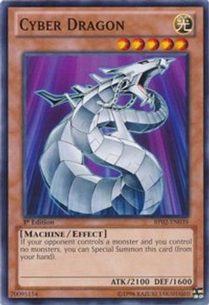 Cyber Dragon (BP02-EN039) - Battle Pack 2: War of the Giants 1st Edition - Premium Yugioh Single from Konami - Just $0.38! Shop now at Game Crave Tournament Store