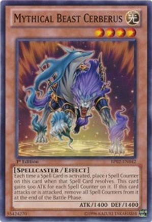 Mythical Beast Cerberus (BP02-EN042) - Battle Pack 2: War of the Giants Unlimited - Premium Yugioh Single from Konami - Just $0.25! Shop now at Game Crave Tournament Store
