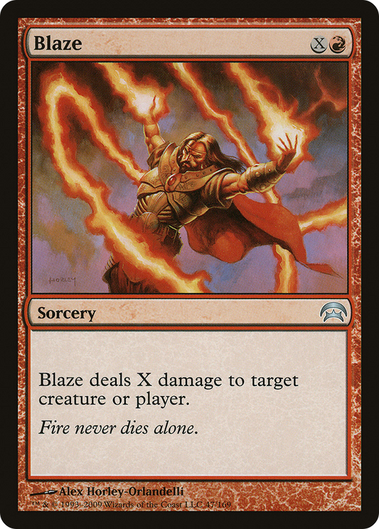 Blaze (HOP-047) - Planechase - Premium MTG Single from Wizards of the Coast - Just $0.25! Shop now at Game Crave Tournament Store