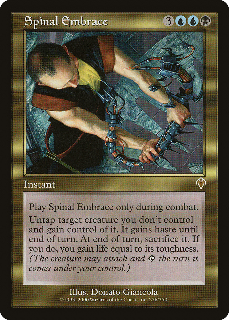 Spinal Embrace (INV-276) - Invasion - Premium MTG Single from Wizards of the Coast - Just $0.27! Shop now at Game Crave Tournament Store