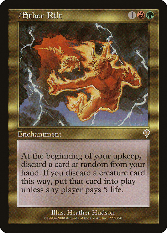 Aether Rift (INV-227) - Invasion Foil - Premium MTG Single from Wizards of the Coast - Just $1.67! Shop now at Game Crave Tournament Store
