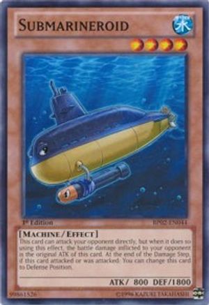 Submarineroid (BP02-EN044) - Battle Pack 2: War of the Giants 1st Edition - Premium Yugioh Single from Konami - Just $0.25! Shop now at Game Crave Tournament Store
