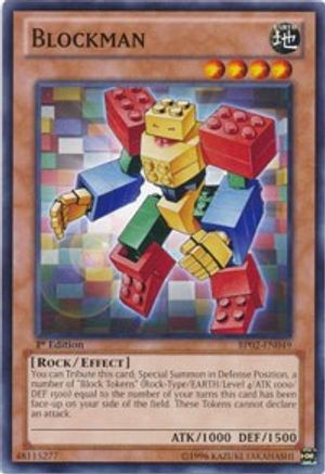 Blockman (BP02-EN049) - Battle Pack 2: War of the Giants 1st Edition - Premium Yugioh Single from Konami - Just $0.25! Shop now at Game Crave Tournament Store