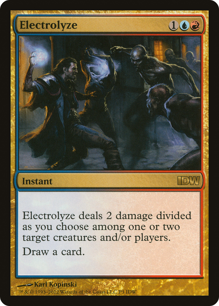 Electrolyze (PIDW-003) - IDW Comics Inserts - Premium MTG Single from Wizards of the Coast - Just $0.29! Shop now at Game Crave Tournament Store