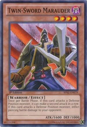Twin-Sword Marauder (BP02-EN079) - Battle Pack 2: War of the Giants 1st Edition - Premium Yugioh Single from Konami - Just $0.25! Shop now at Game Crave Tournament Store