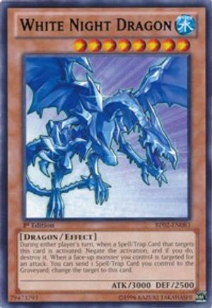 White Night Dragon (BP02-EN083) - Battle Pack 2: War of the Giants 1st Edition - Premium Yugioh Single from Konami - Just $0.25! Shop now at Game Crave Tournament Store
