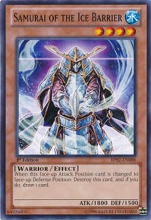 Samurai of the Ice Barrier (BP02-EN088) - Battle Pack 2: War of the Giants Unlimited - Premium Yugioh Single from Konami - Just $0.25! Shop now at Game Crave Tournament Store