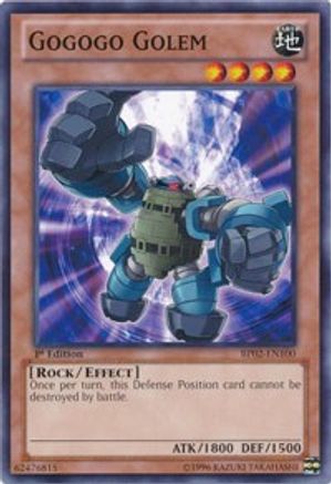 Gogogo Golem (BP02-EN100) - Battle Pack 2: War of the Giants Unlimited - Premium Yugioh Single from Konami - Just $0.25! Shop now at Game Crave Tournament Store