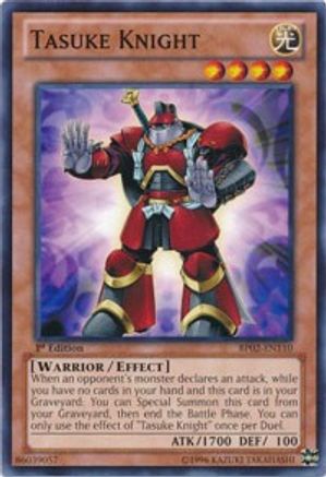 Tasuke Knight (BP02-EN110) - Battle Pack 2: War of the Giants Unlimited - Premium Yugioh Single from Konami - Just $0.25! Shop now at Game Crave Tournament Store