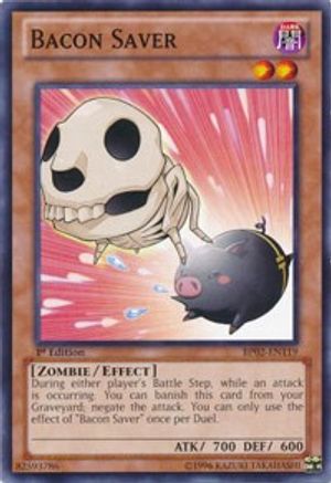 Bacon Saver (BP02-EN119) - Battle Pack 2: War of the Giants 1st Edition - Premium Yugioh Single from Konami - Just $0.25! Shop now at Game Crave Tournament Store
