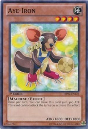 Aye-Iron (BP02-EN123) - Battle Pack 2: War of the Giants Unlimited - Premium Yugioh Single from Konami - Just $0.25! Shop now at Game Crave Tournament Store