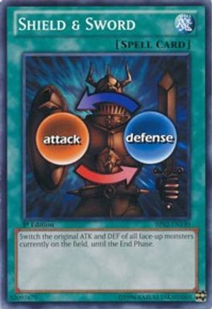 Shield & Sword (BP02-EN130) - Battle Pack 2: War of the Giants 1st Edition - Premium Yugioh Single from Konami - Just $0.46! Shop now at Game Crave Tournament Store
