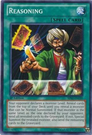 Reasoning (BP02-EN139) - Battle Pack 2: War of the Giants 1st Edition - Premium Yugioh Single from Konami - Just $0.26! Shop now at Game Crave Tournament Store