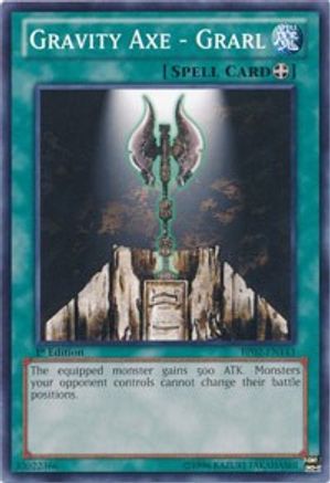 Gravity Axe - Grarl (BP02-EN143) - Battle Pack 2: War of the Giants Unlimited - Premium Yugioh Single from Konami - Just $0.38! Shop now at Game Crave Tournament Store