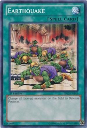 Earthquake (BP02-EN145) - Battle Pack 2: War of the Giants 1st Edition - Premium Yugioh Single from Konami - Just $0.25! Shop now at Game Crave Tournament Store