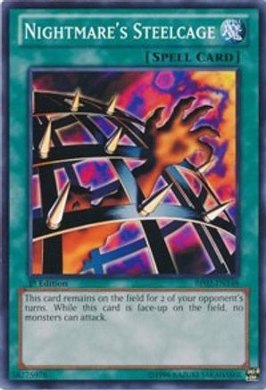 Nightmare's Steelcage (BP02-EN148) - Battle Pack 2: War of the Giants 1st Edition - Premium Yugioh Single from Konami - Just $0.42! Shop now at Game Crave Tournament Store