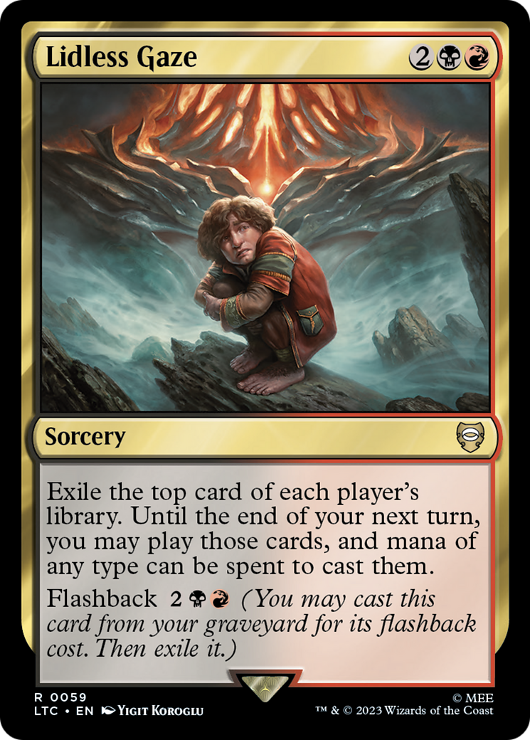 Lidless Gaze (LTC-059) - Tales of Middle-earth Commander - Premium MTG Single from Wizards of the Coast - Just $0.08! Shop now at Game Crave Tournament Store