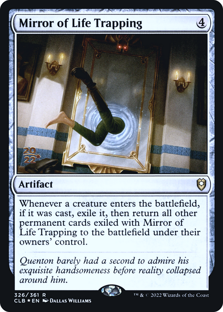 Mirror of Life Trapping (PCLB-326S) - Battle for Baldur's Gate Promos Foil - Premium MTG Single from Wizards of the Coast - Just $0.38! Shop now at Game Crave Tournament Store