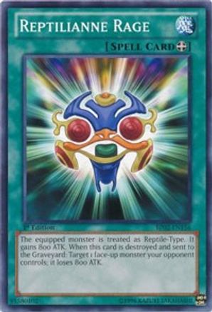 Reptilianne Rage (BP02-EN156) - Battle Pack 2: War of the Giants 1st Edition - Premium Yugioh Single from Konami - Just $0.08! Shop now at Game Crave Tournament Store