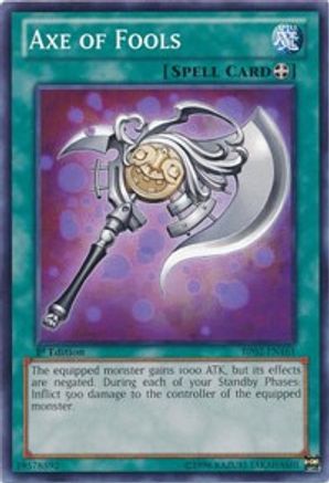 Axe of Fools (BP02-EN161) - Battle Pack 2: War of the Giants Unlimited - Premium Yugioh Single from Konami - Just $0.38! Shop now at Game Crave Tournament Store