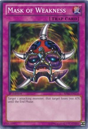 Mask of Weakness (BP02-EN174) - Battle Pack 2: War of the Giants 1st Edition - Premium Yugioh Single from Konami - Just $0.08! Shop now at Game Crave Tournament Store