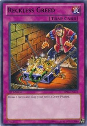 Reckless Greed (BP02-EN175) - Battle Pack 2: War of the Giants Unlimited - Premium Yugioh Single from Konami - Just $0.25! Shop now at Game Crave Tournament Store