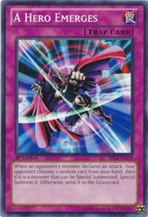 A Hero Emerges (BP02-EN179) - Battle Pack 2: War of the Giants 1st Edition - Premium Yugioh Single from Konami - Just $0.25! Shop now at Game Crave Tournament Store