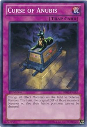 Curse of Anubis (BP02-EN182) - Battle Pack 2: War of the Giants Unlimited - Premium Yugioh Single from Konami - Just $0.25! Shop now at Game Crave Tournament Store