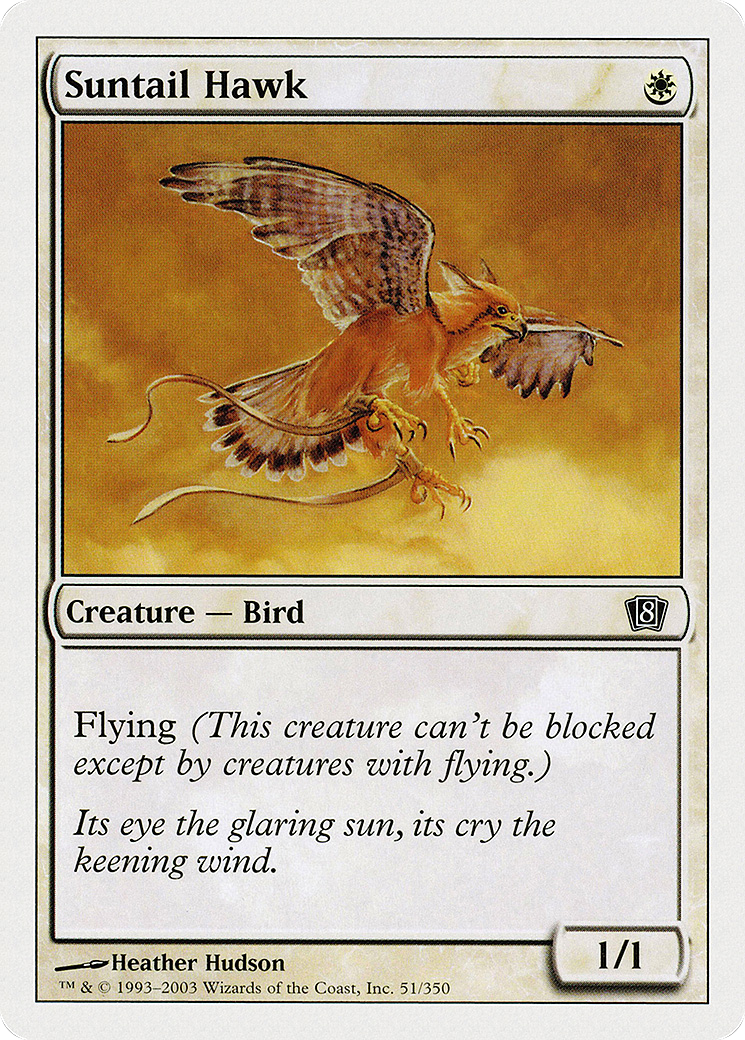 Suntail Hawk (8ED-051) - Eighth Edition - Premium MTG Single from Wizards of the Coast - Just $0.08! Shop now at Game Crave Tournament Store