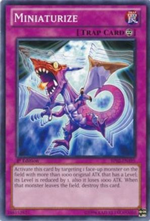 Miniaturize (BP02-EN195) - Battle Pack 2: War of the Giants Unlimited - Premium Yugioh Single from Konami - Just $0.25! Shop now at Game Crave Tournament Store