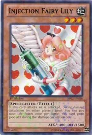 Injection Fairy Lily (Mosaic Rare) (BP02-EN018) - Battle Pack 2: War of the Giants Unlimited - Premium Yugioh Single from Konami - Just $0.72! Shop now at Game Crave Tournament Store