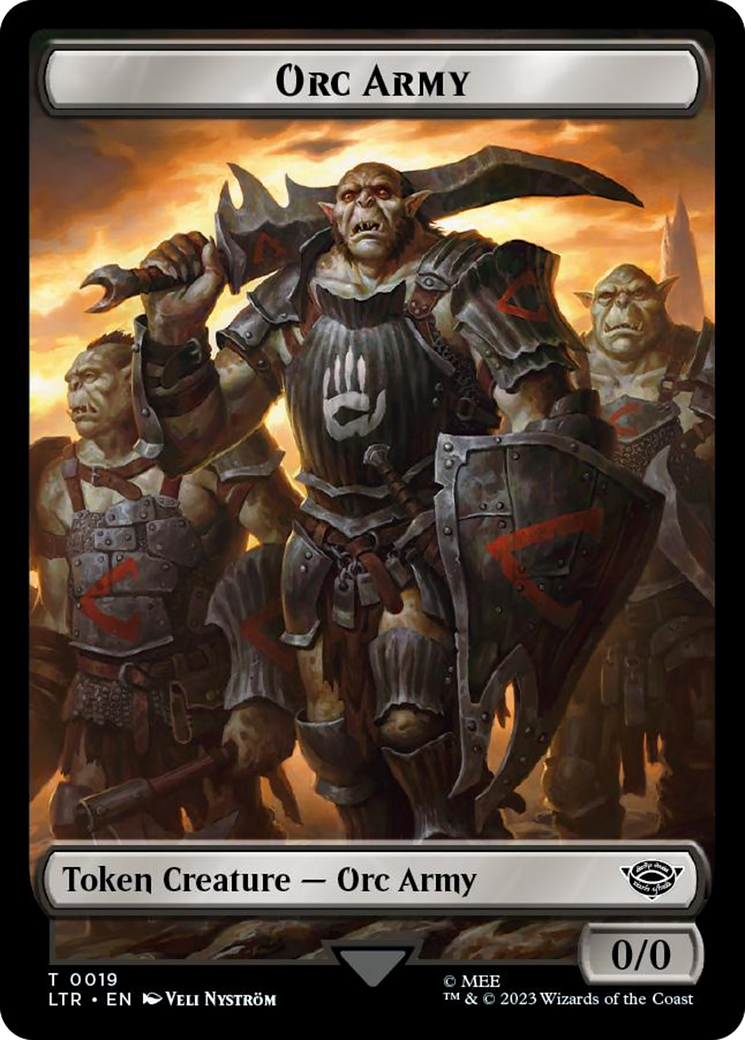 Orc Army (TLTR-019) - Tales of Middle-earth Tokens Foil - Premium MTG Single from Wizards of the Coast - Just $0! Shop now at Game Crave Tournament Store