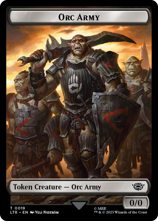 Orc Army (TLTR-019) - Tales of Middle-earth Tokens Foil - Premium MTG Single from Wizards of the Coast - Just $0! Shop now at Game Crave Tournament Store