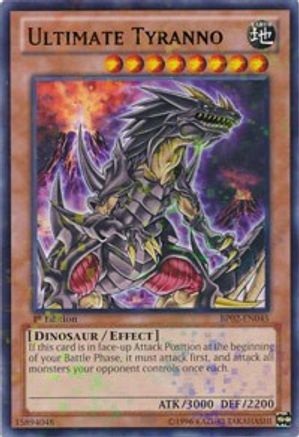 Ultimate Tyranno (Mosaic Rare) (BP02-EN045) - Battle Pack 2: War of the Giants Unlimited - Premium Yugioh Single from Konami - Just $0.88! Shop now at Game Crave Tournament Store