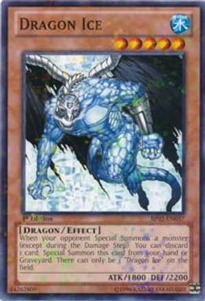 Dragon Ice (Mosaic Rare) (BP02-EN057) - Battle Pack 2: War of the Giants 1st Edition - Premium Yugioh Single from Konami - Just $0.45! Shop now at Game Crave Tournament Store