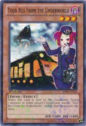 Tour Bus From the Underworld (Mosaic Rare) (BP02-EN105) - Battle Pack 2: War of the Giants Unlimited - Premium Yugioh Single from Konami - Just $0.11! Shop now at Game Crave Tournament Store