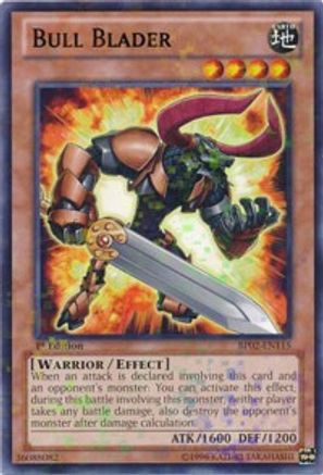 Bull Blader (Mosaic Rare) (BP02-EN115) - Battle Pack 2: War of the Giants 1st Edition - Premium Yugioh Single from Konami - Just $0.41! Shop now at Game Crave Tournament Store