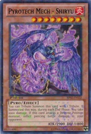 Pyrotech Mech - Shiryu (Mosaic Rare) (BP02-EN122) - Battle Pack 2: War of the Giants Unlimited - Premium Yugioh Single from Konami - Just $0.08! Shop now at Game Crave Tournament Store