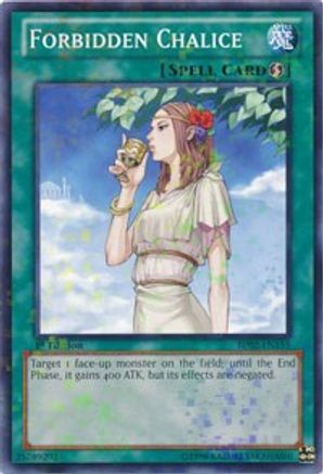 Forbidden Chalice (Mosaic Rare) (BP02-EN155) - Battle Pack 2: War of the Giants Unlimited - Premium Yugioh Single from Konami - Just $0.82! Shop now at Game Crave Tournament Store
